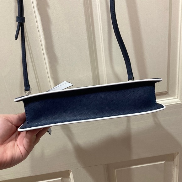 NWOT Kate Spade White Denim Crossbody Purse Bag - Picture 13 of 16